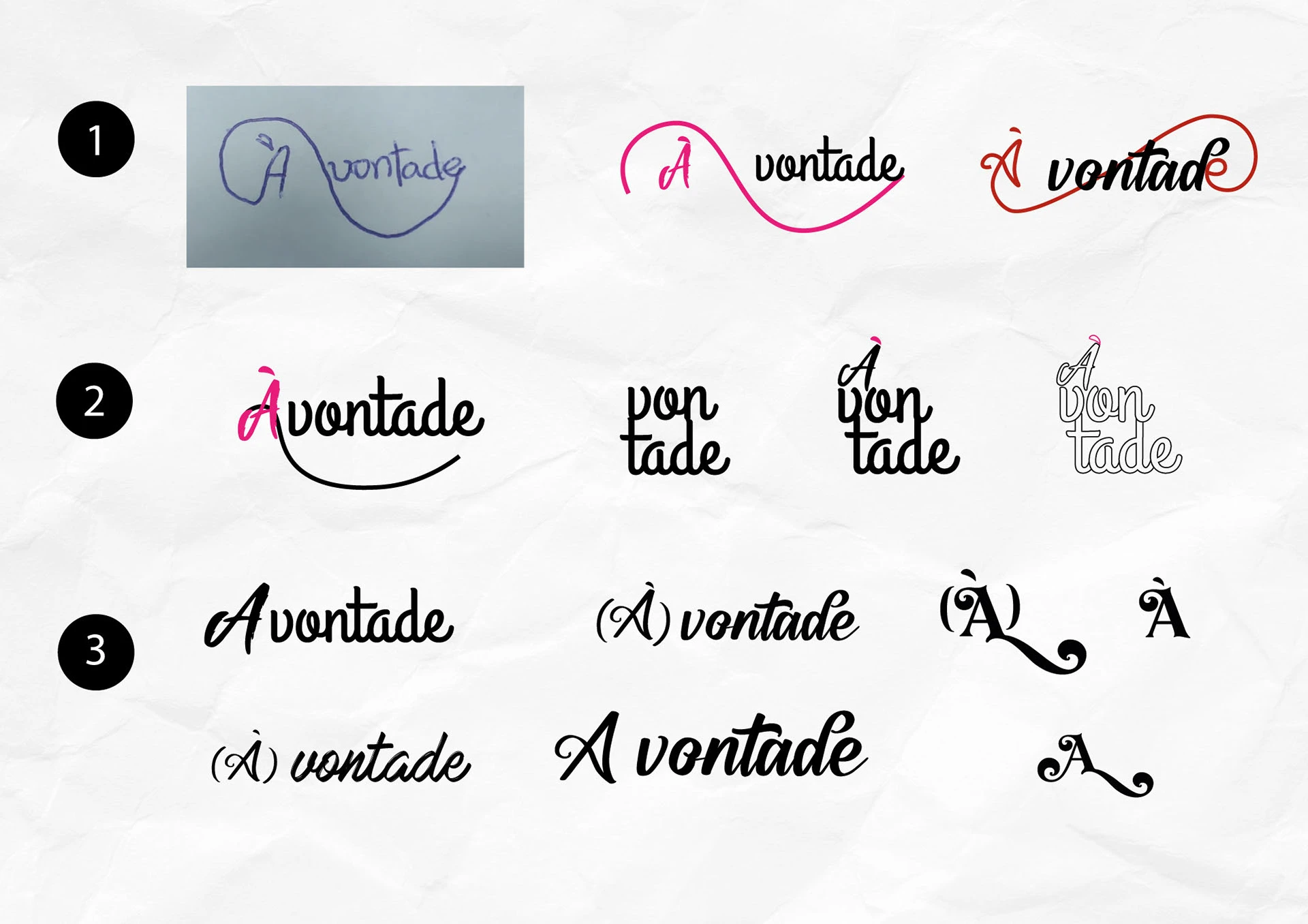 Identidade visual newsletter Vontade